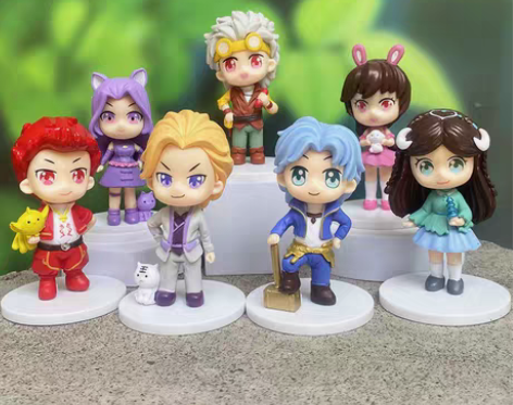 包邮斗罗大陆Q版盲盒手办蛋糕装饰公仔动漫周...