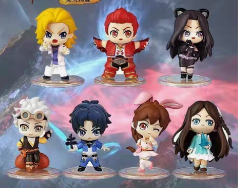 包邮斗罗大陆盲盒祖国版唐三小舞手办史莱克七...