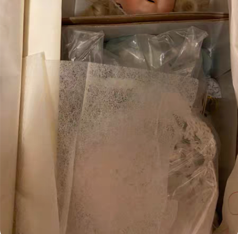 古董娃娃 陶瓷娃娃 全新带盒 小兔牙古董娃...