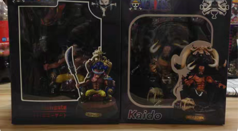 海贼王四皇手办模型摆件,百兽凯多,白胡子打...