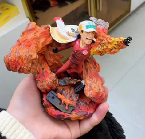 包邮【海贼王系列G5路飞斯摩格红发三大将黄...