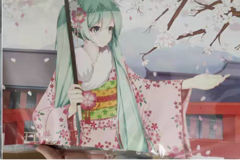 【出】初音未来 海报x4,一处边缘有点卷 ...