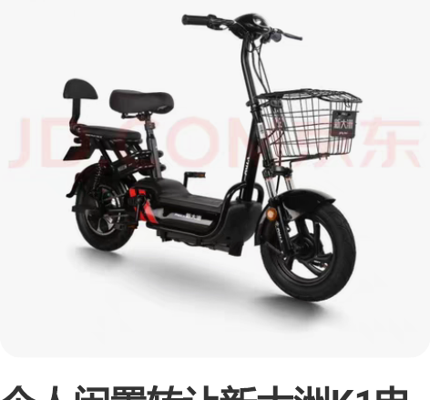 个人闲置转让新大洲K1电动自行车，购买时间...