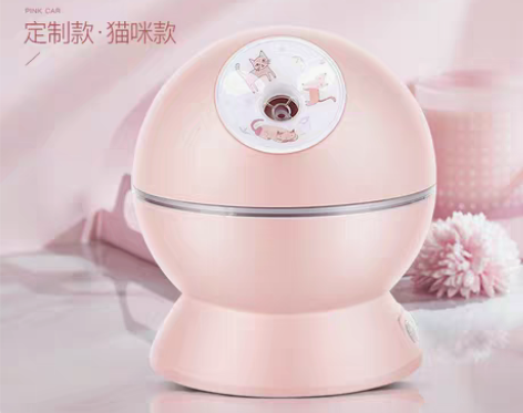 转卖金稻蒸脸器猫咪版纳米蒸汽喷雾家用器补水...