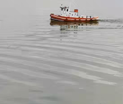 遥控电动船模型航模拖轮3D打印PLA拖船模...