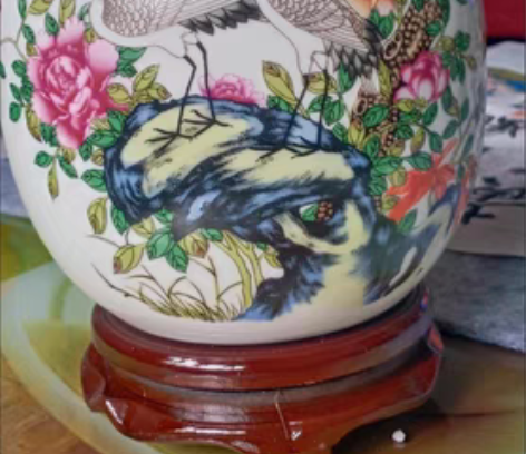 包邮景德镇陶瓷富贵蛋客厅玄关中式现代工艺品...