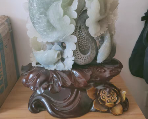 玉石办公室居家摆件高端玉 本地交易外地不发...