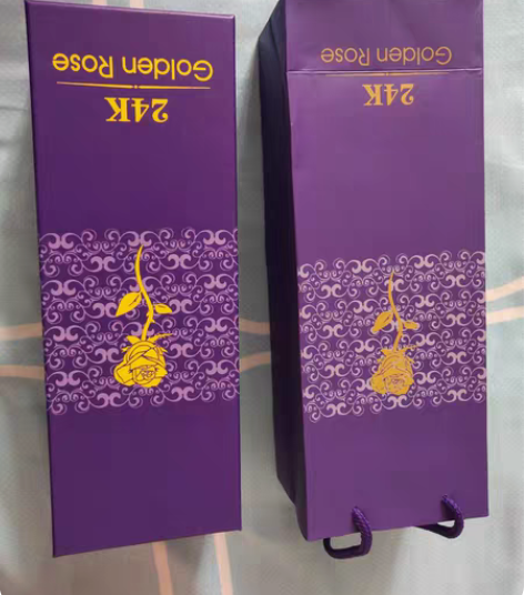 包邮过生日朋友送的金花，金玫瑰花，有2只，...