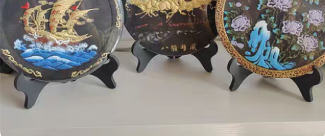 竹炭摆件，活性炭雕，全新，高26cm，直径...