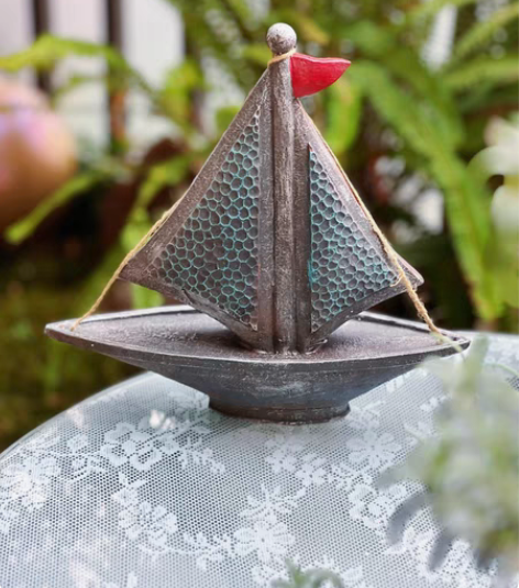 帆船摆件一帆风顺欧式复古摆件创意家居客厅办...