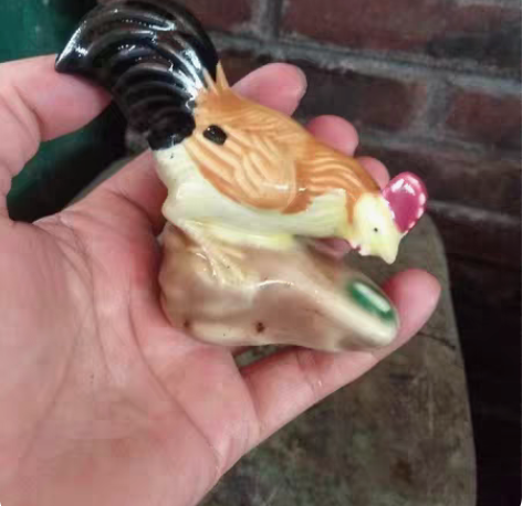 包邮石湾公仔#小公鸡，石湾美术厂七八十年代...