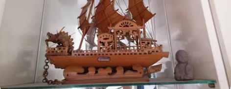 包邮竹编帆船136元，一帆风顺 ，家中的旧...