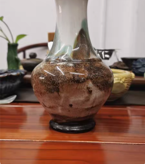 石湾花瓶摆件 出口创汇时期 釉色精美 感兴...