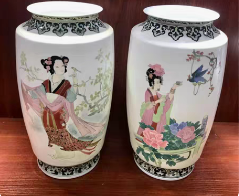 包邮醴陵祥发瓷厂生产的《金陵十二钗-》与《...