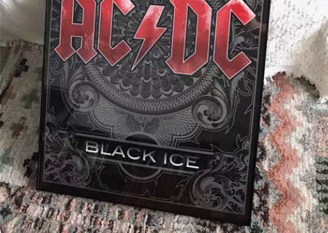 AC/DC乐队 进口正版海报 【简介】黑冰...