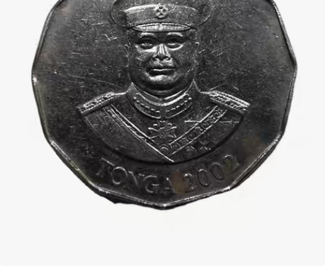 南太平洋岛国汤加货币，硬币，50分。罕见的...