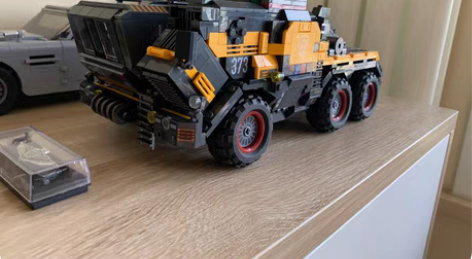 包邮森宝积木流浪地球107006黄色车头成...