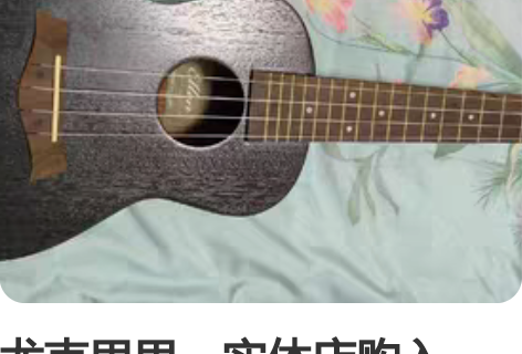 尤克里里，实体店购入一年左右，用不到了，成...