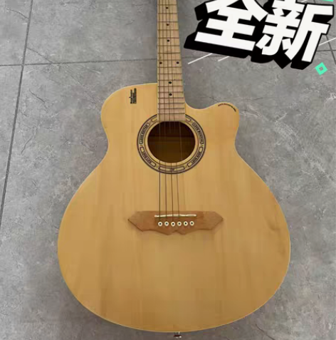 自用歌西GIXE民谣吉他  适合初学者 断...