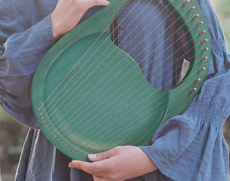 转卖小竖琴19弦便携式莱雅琴男女初学者16...