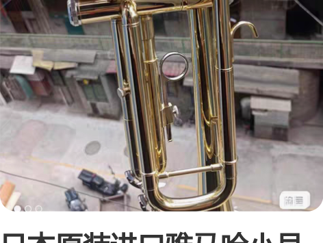 日本原装进口雅马哈小号乐器降B调初学考级专...