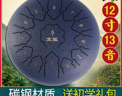 转卖文笙空灵鼓 初学者手碟12寸13音专业...