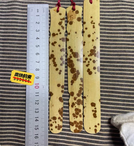 包邮精品【020】老料湘妃竹古琴书签三枚打...