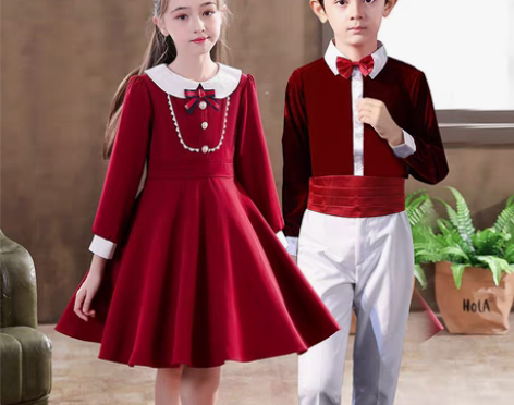 转卖国庆儿童大合唱团演出服中小学生男女童舞...