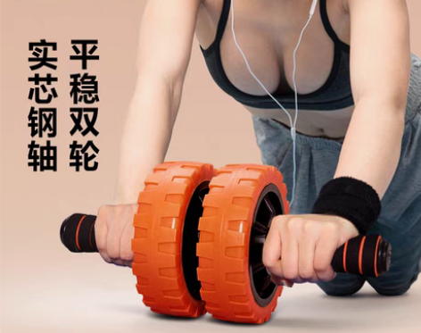 转卖【夏日价】杰朴森健腹轮练腹肌男健身器材...