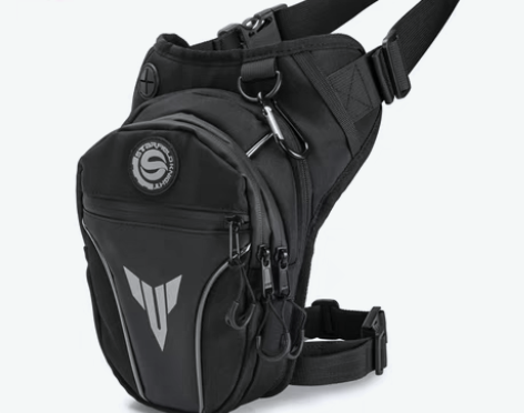 转卖摩托车腿包骑行包机车挎包男外送骑士腰包...