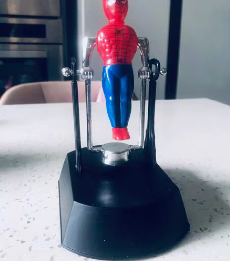 老玩具 摇摆的蜘蛛侠 无损坏，放电池会摇摆...