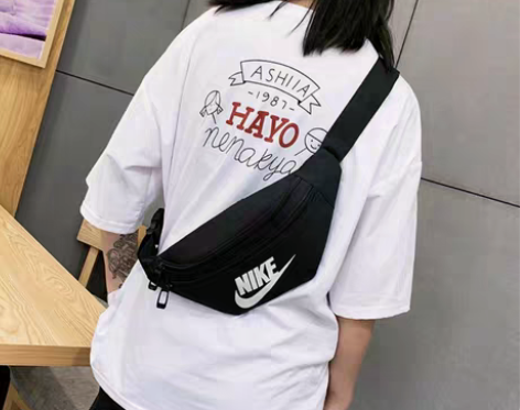 包邮杨幂同款斜挎包男腰包小包nk包女小斜挎...