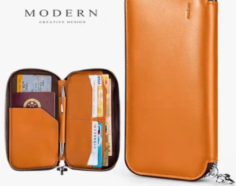 转卖德国Modern护照包多功能钱包+旅行...