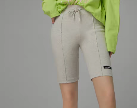 转卖CHUU纯色明线贴标运动打底骑行裤女2...