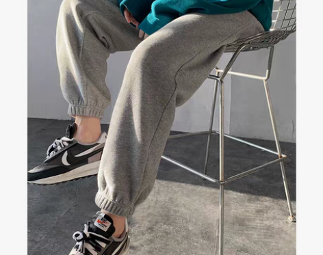 转卖加绒加厚哈伦裤秋冬新款卫裤高腰休闲棉裤...