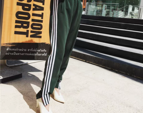 转卖春季新款女装时尚休闲运动裤女长裤百搭直...