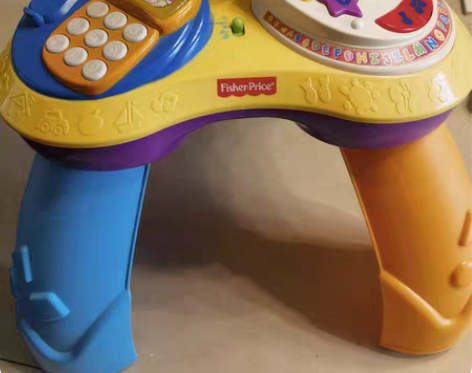 费雪婴儿宝宝早教益智学习桌玩具 多功能小狗...