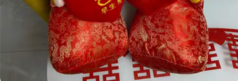 包邮结婚压床娃娃一对 长48宽45一对娃娃...
