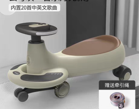 转卖贝易扭扭车儿童溜溜车万向轮防侧翻 男孩...