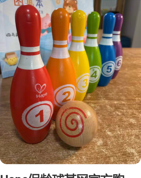 Hape保龄球某网官方购买，孩子大了不玩了...