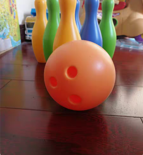 保龄球，儿童室内，转 亲戚送的，孩子大了不...