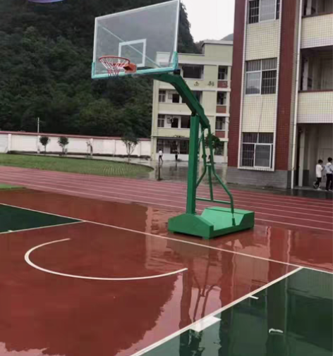 包邮标准成人室外篮球架可暴力扣篮钢化玻璃篮...
