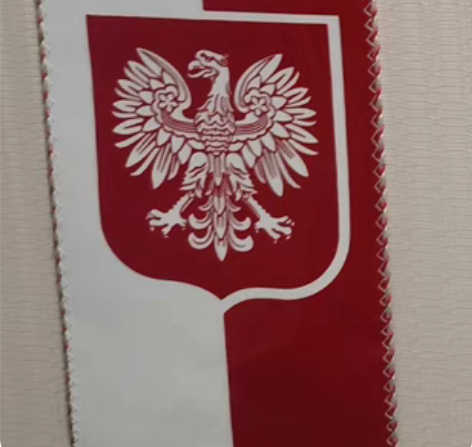 包邮波兰华沙网球旗帜外国体育旗帜 带波兰人...