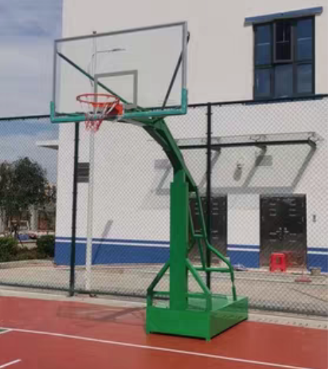 包邮平箱成人标准型篮球架钢化玻璃篮板实心圆...