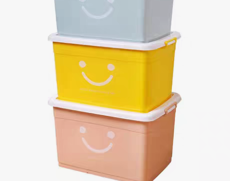 转卖加厚收纳箱塑料整理箱特大号三件套清仓批...