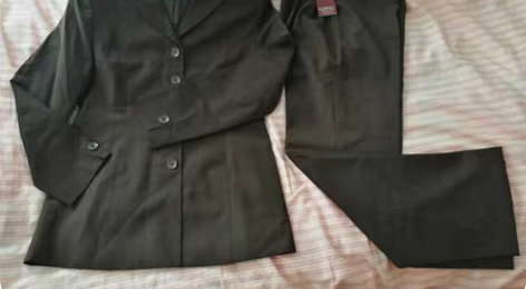 包邮北京天马 纯毛套装 古着休闲西服西裤职...