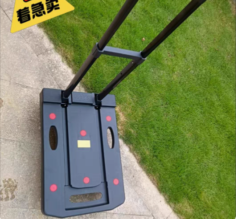 包邮【包邮全新】拉货车加厚平板小推车静音折...