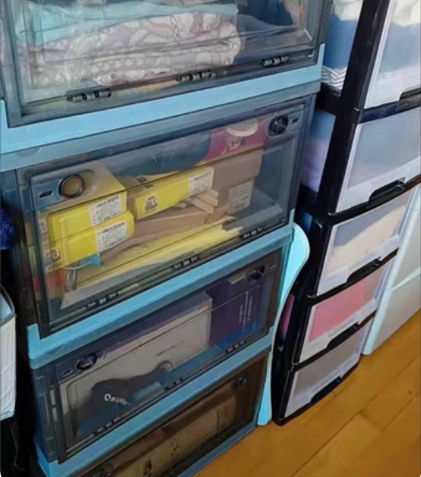 【尾货清仓】折叠收纳箱加厚收纳双开门收纳箱...