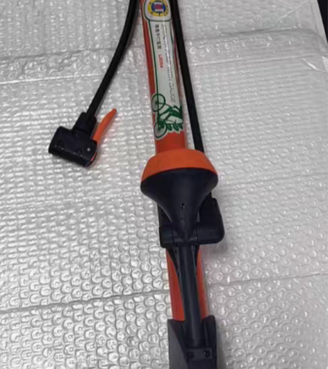 包邮打气筒带表台湾老品牌适配美式/法式接口...