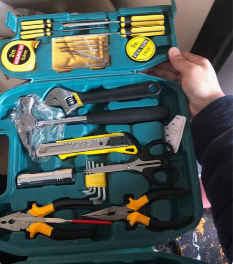 工具，家用，扳手，碳钢家用工具箱套装日常维...